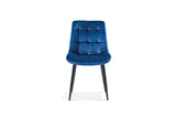 Chaise Juta – Bleu – vue 3