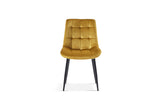 Chaise Juta – Or – vue 3