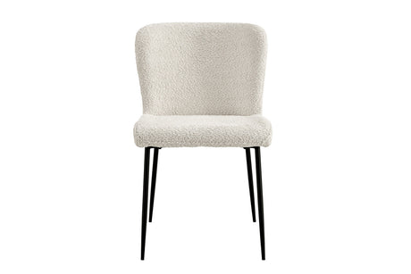 Chaise Lisa – Bouclé écru – vue principale