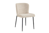 Chaise Lisa – Bouclé beige – vue 4