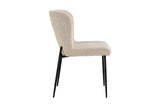 Chaise Lisa – Bouclé beige – vue 5