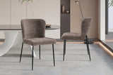 Chaise Lisa – Bouclé sable – vue 2