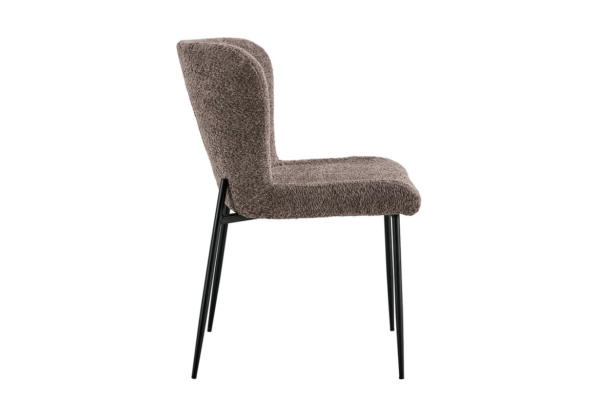 Chaise Lisa – Bouclé sable – vue 5