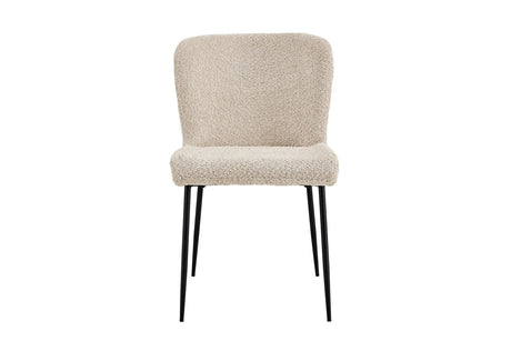 Chaise Lisa – Bouclé beige – vue principale