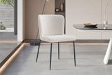 Chaise Lisa – Tissu beige – vue 3
