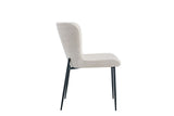 Chaise Lisa – Tissu beige – vue 5