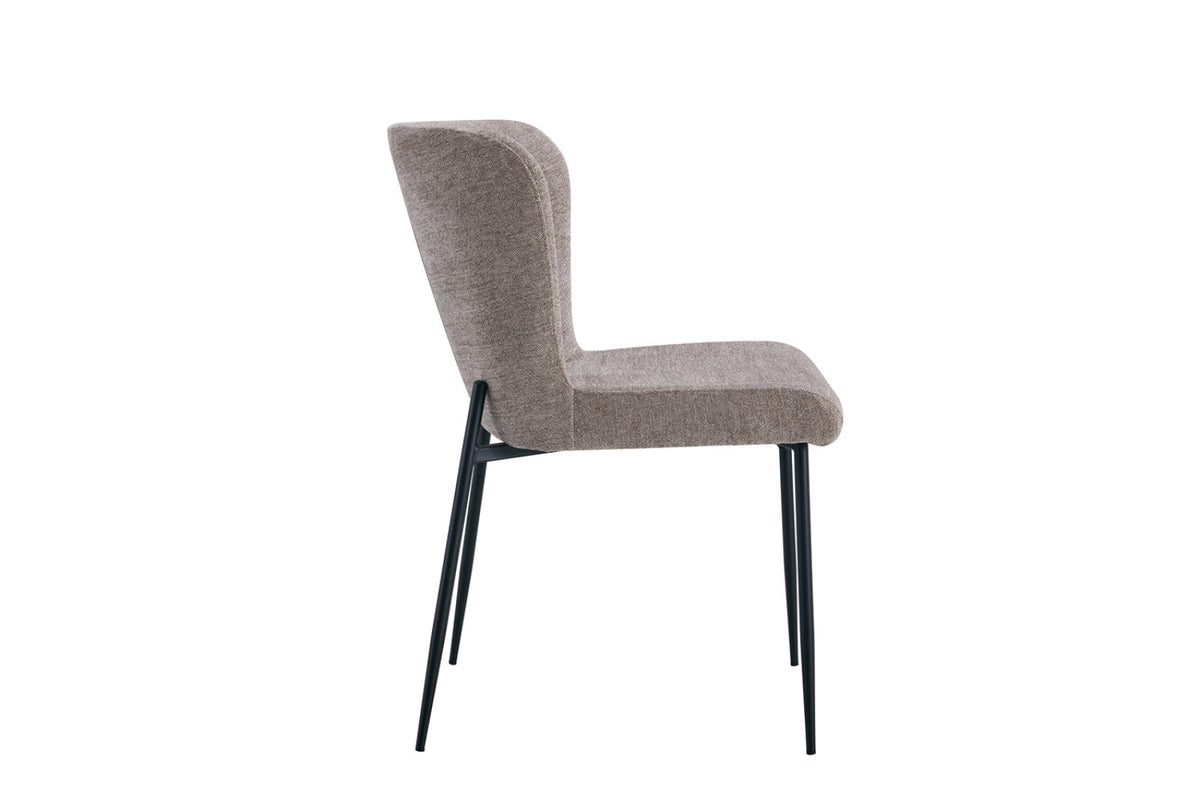 Chaise Lisa – Tissu sable – vue 5