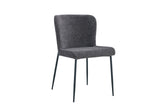 Chaise Lisa – Tissu gris foncé – vue 4