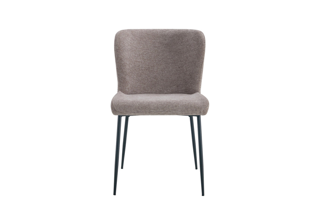 Chaise Lisa – Tissu sable – vue principale