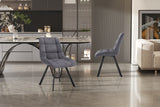 Chaise Lizzy – Gris foncé – vue 4