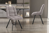 Chaise Lizzy – Gris clair – vue 2
