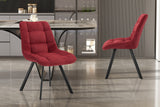 Chaise Lizzy – Rouge – vue 2