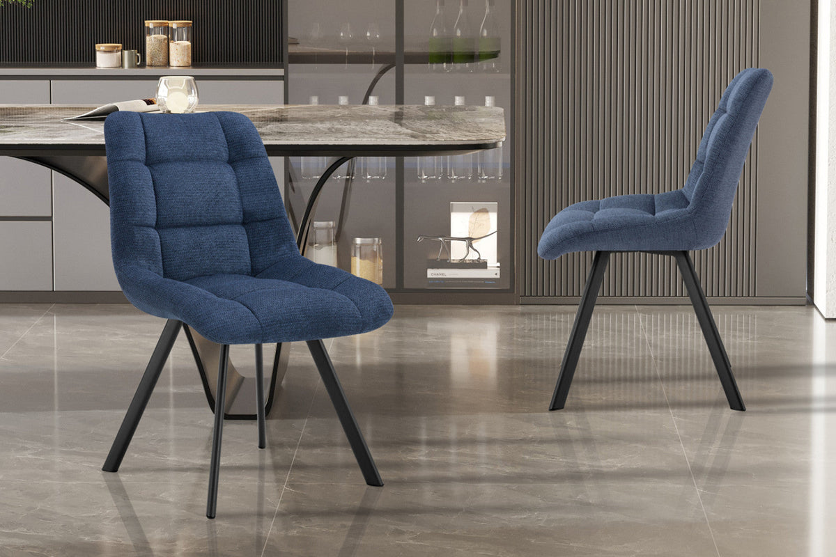Chaise Lizzy – Bleu – vue 2