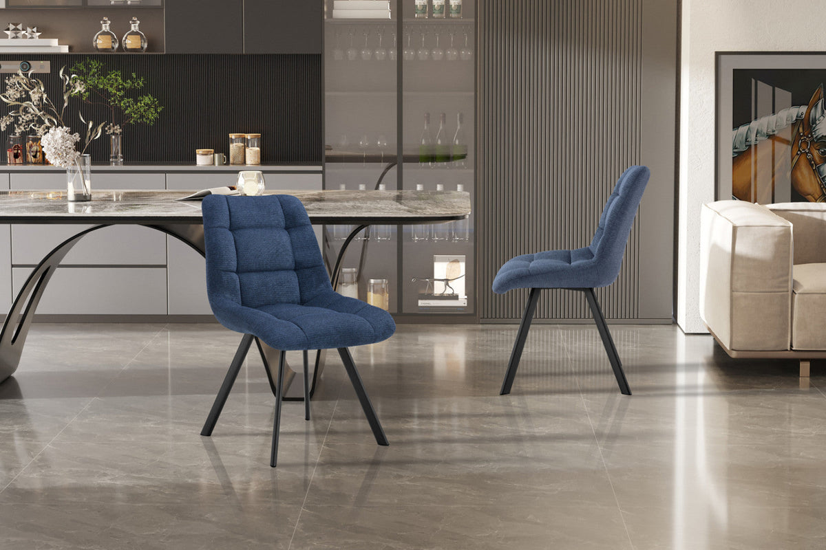 Chaise Lizzy – Bleu – vue 4