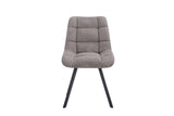 Chaise Lizzy – Gris clair – vue principale