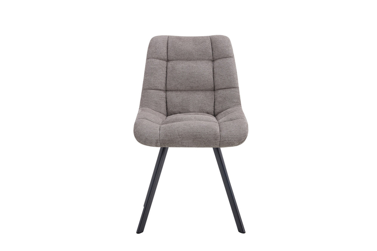 Chaise Lizzy – Gris clair – vue principale