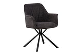 Chaise Lucie – Gris, dos gris clair – vue 4
