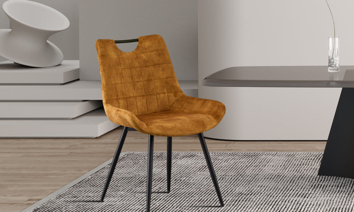 Chaise Nina – Or – vue 3