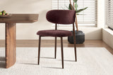 Chaise Nono – Mauve foncé – vue 4