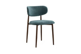 Chaise Nono – Bleu-vert – vue principale