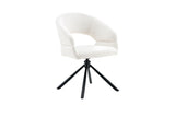 Chaise pivotante Amber – Blanc – vue 5
