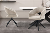 Chaise pivotante Amber – Beige – vue 2