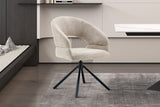 Chaise pivotante Amber – Beige – vue 4
