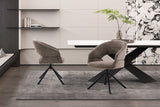Chaise pivotante Amber – Poivre – vue 3