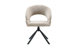 Chaise pivotante Amber – Beige – vue principale