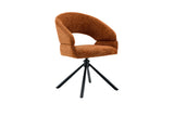 Chaise pivotante Amber – Orange – vue 5