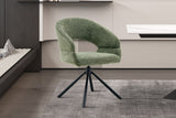 Chaise pivotante Amber – Vert – vue 4