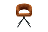 Chaise pivotante Amber – Orange – vue principale