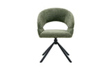 Chaise pivotante Amber – Vert – vue principale