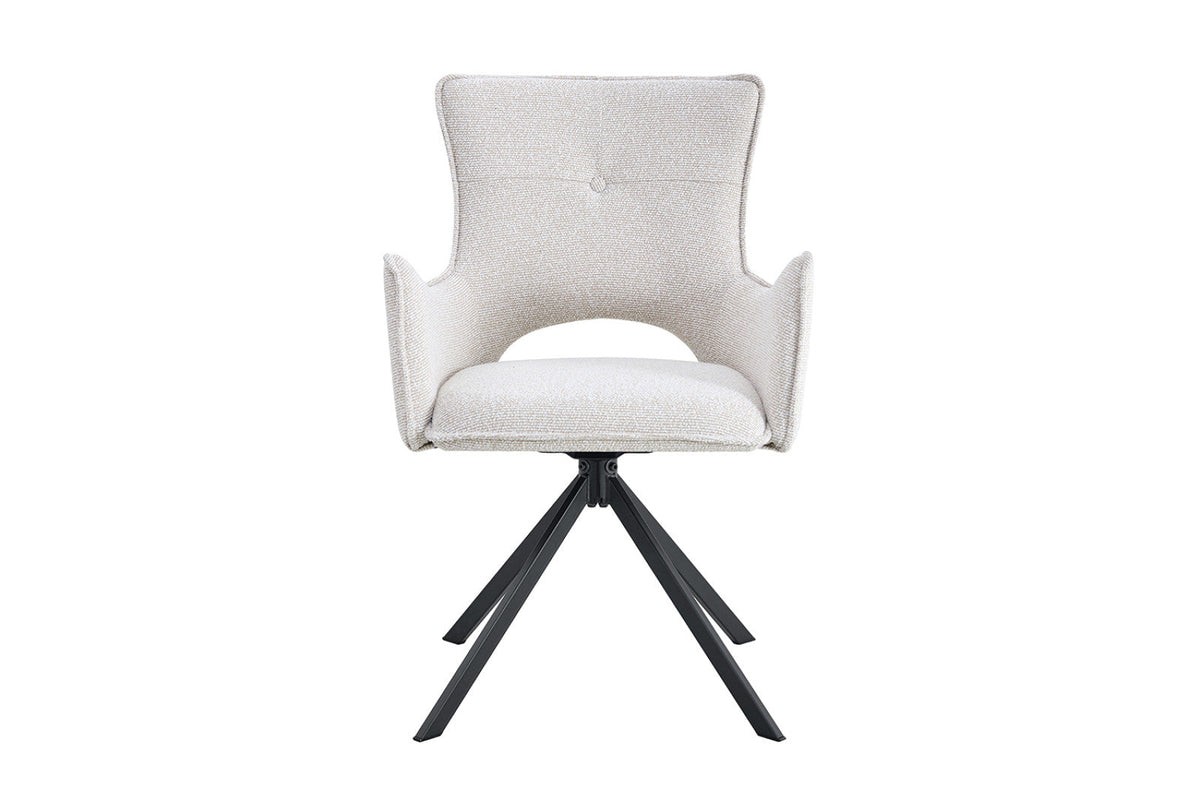Chaise pivotante Billy – Écru – vue principale