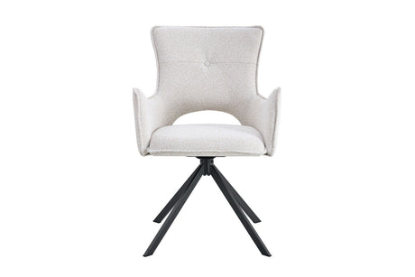 Chaise pivotante Billy – Écru – vue principale