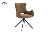 Chaise pivotante Billy – Rouille – vue 5