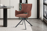 Chaise pivotante Billy – Rouge – vue 3
