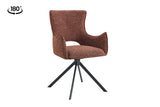 Chaise pivotante Billy – Rouge – vue 5
