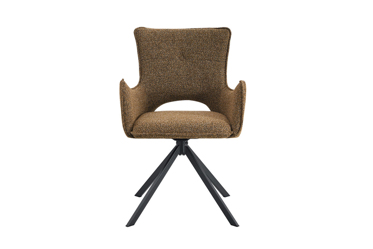 Chaise pivotante Billy – Rouille – vue principale