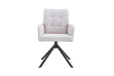 Chaise pivotante Granada – Écru – vue principale