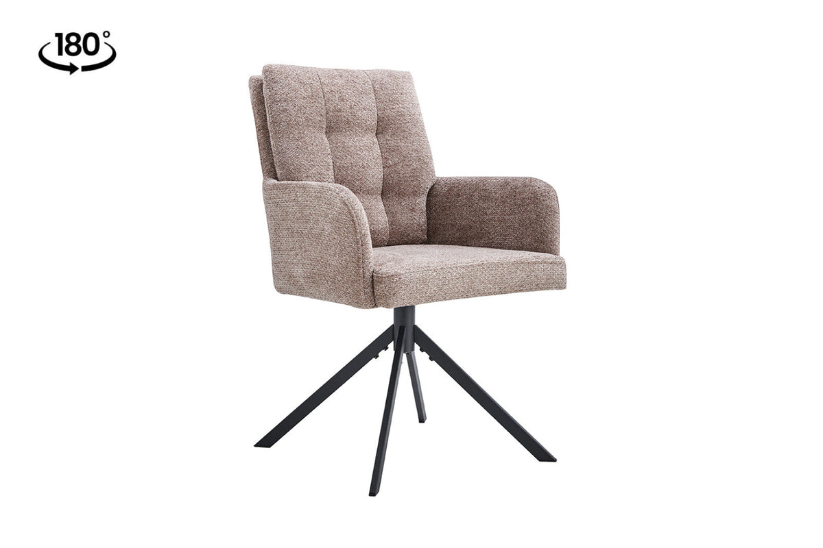 Chaise pivotante Granada – Sable – vue 4