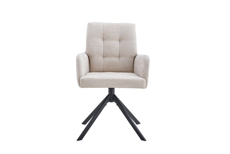 Chaise pivotante Granada – Beige – vue principale