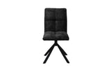 Chaise pivotante Jack – Gris foncé – vue principale