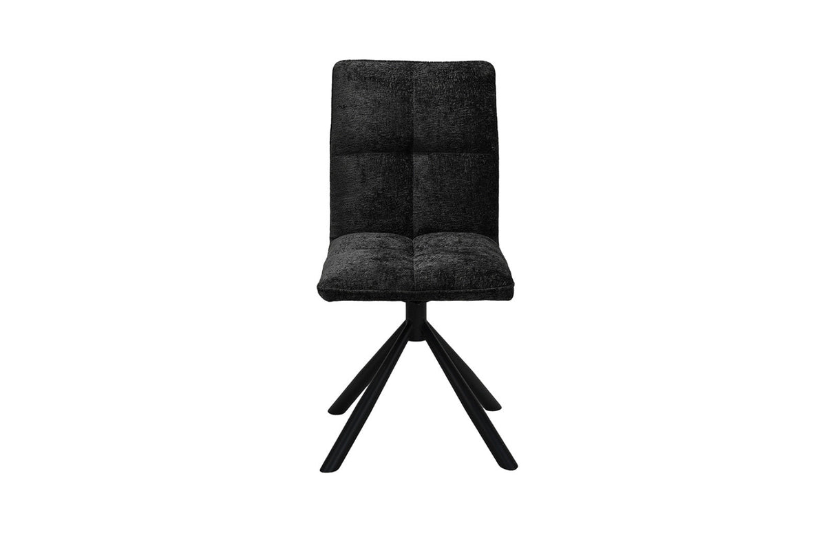 Chaise pivotante Jack – Gris foncé – vue principale