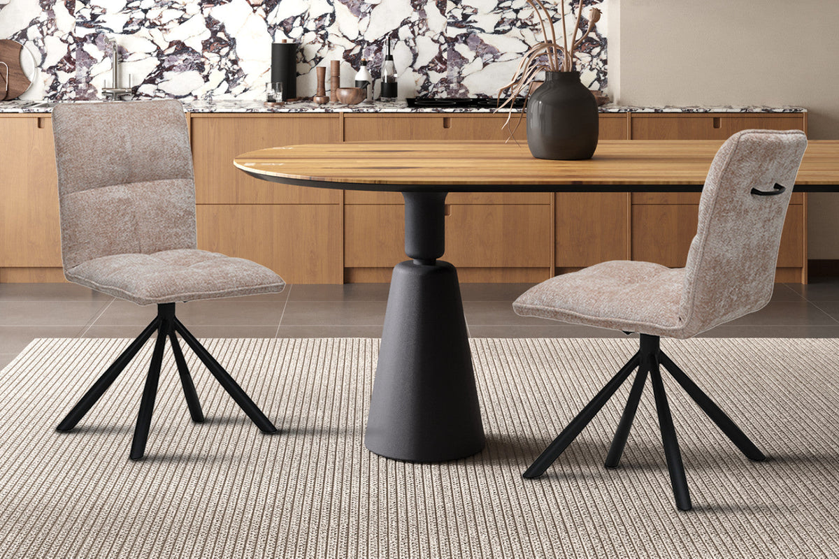 Chaise pivotante Jack – Sable – vue 2