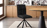 Chaise pivotante Jack – Gris foncé – vue 3
