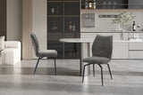 Chaise pivotante Lara – Gris – vue 4