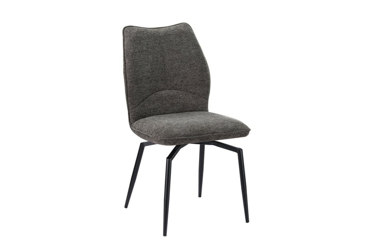 Chaise pivotante Lara – Gris – vue 5