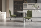 Chaise pivotante Lara – Vert – vue 4