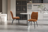Chaise pivotante Lara – Rouille – vue 4